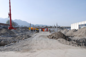 Neubau Halle A Baustelle Bild 2