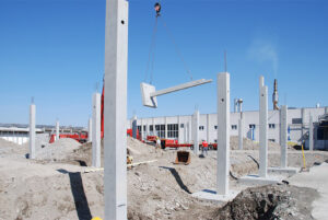 Neubau Halle A Baustelle Bild 2