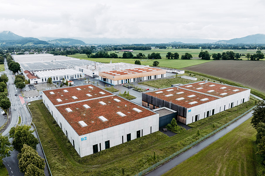 Kunert Rankweil Luftaufnahme